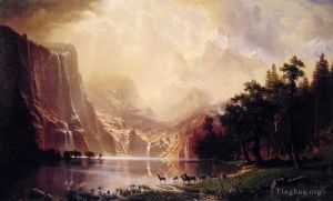 艺术家艾伯特·比尔施塔特作品《在内华达山脉之中》