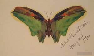 艺术家艾伯特·比尔施塔特作品《蝴蝶发光主义》