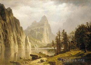 艺术家艾伯特·比尔施塔特作品《默塞德河优胜美地山谷》