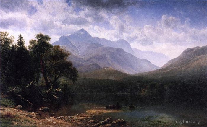艾伯特·比尔施塔特 的油画作品 -  《华盛顿山》