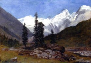 艺术家艾伯特·比尔施塔特作品《落基山脉》