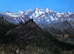 艺术家艾伯特·比尔施塔特作品《内华达山脉又名卡森河源头》