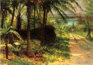 艺术家艾伯特·比尔施塔特作品《热带风景》