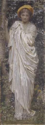 艾伯特·约瑟夫·摩尔 的油画作品 -  《一条小路》