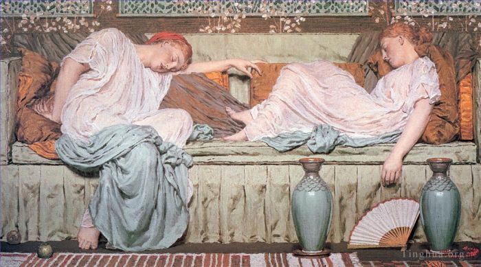 艾伯特·约瑟夫·摩尔 的油画作品 -  《阿尔伯特·阿普尔斯》