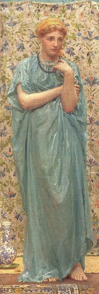 艾伯特·约瑟夫·摩尔 的油画作品 -  《万寿菊》