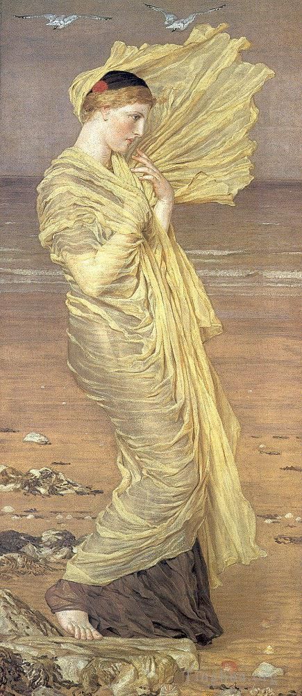 艾伯特·约瑟夫·摩尔 的油画作品 -  《海鸥》