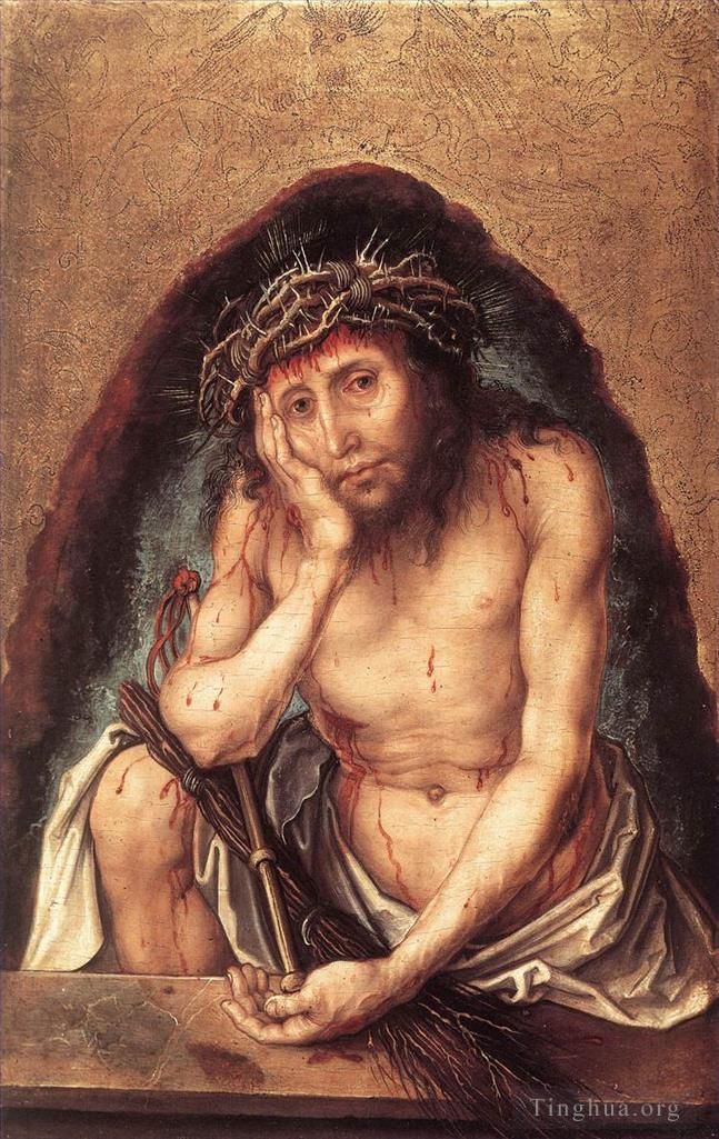 阿尔布雷特·丢勒 的油画作品 -  《基督是多受痛苦的人》