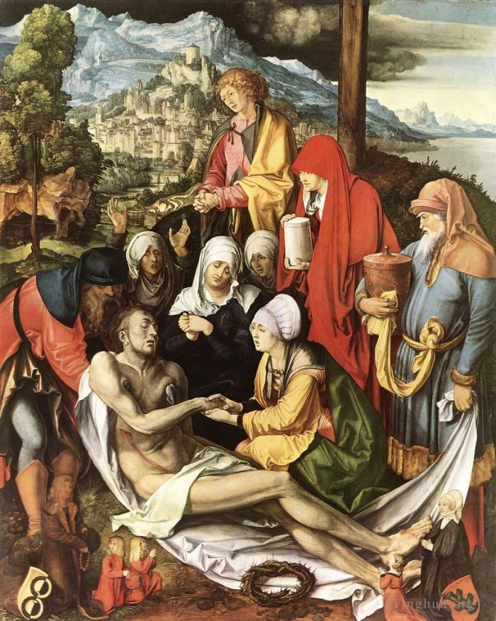 阿尔布雷特·丢勒 的油画作品 -  《为基督哀歌》