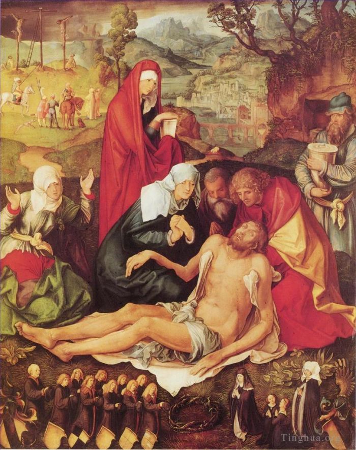 阿尔布雷特·丢勒 的油画作品 -  《哀悼基督》