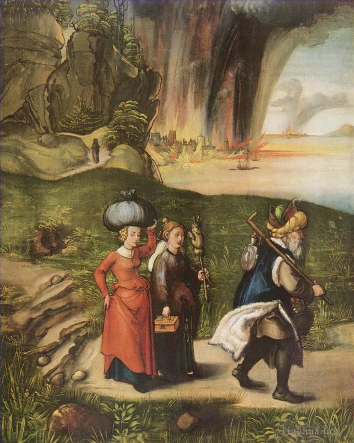 阿尔布雷特·丢勒 的油画作品 -  《很多人逃脱》