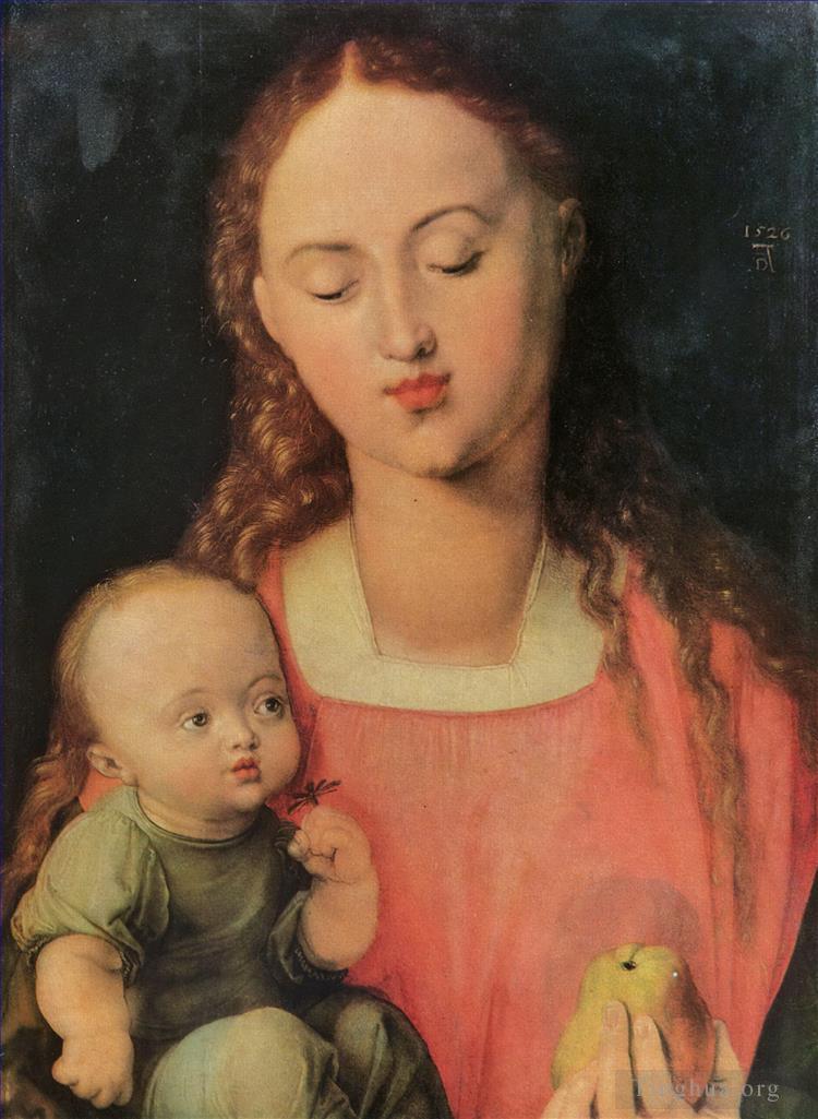 阿尔布雷特·丢勒作品《玛丽亚带着孩子》