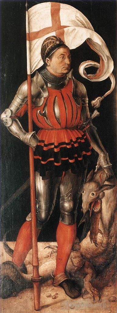阿尔布雷特·丢勒 的油画作品 -  《鲍姆加特纳祭坛左翼》