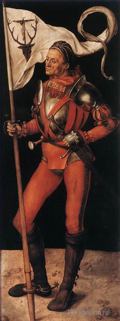 阿尔布雷特·丢勒 的油画作品 -  《鲍姆加特纳祭坛右翼》