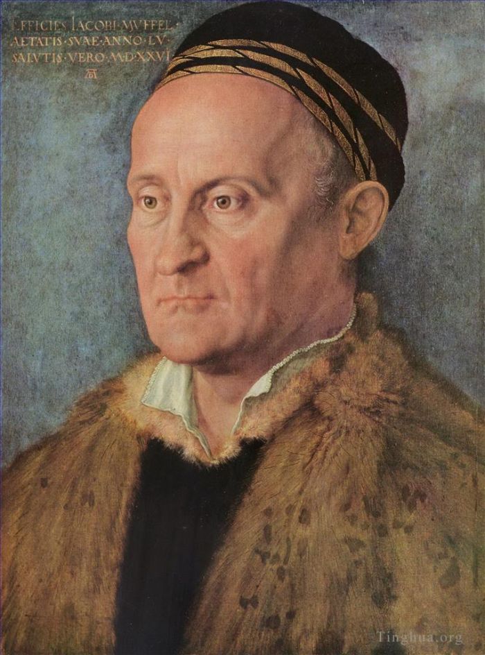 阿尔布雷特·丢勒 的油画作品 -  《雅各布马弗的肖像》