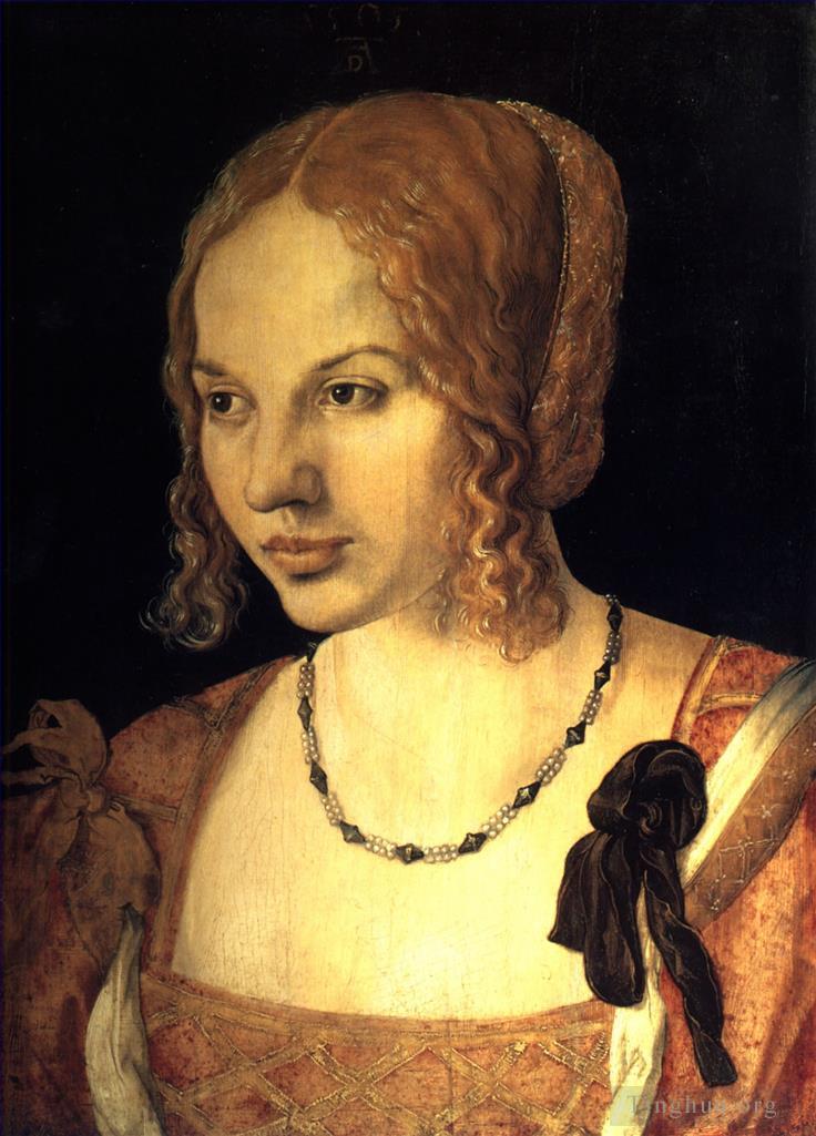 阿尔布雷特·丢勒作品《一位年轻的威尼斯女子的肖像》