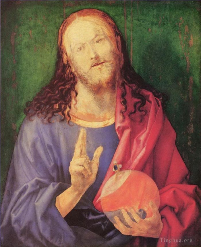 阿尔布雷特·丢勒 的油画作品 -  《救世主》