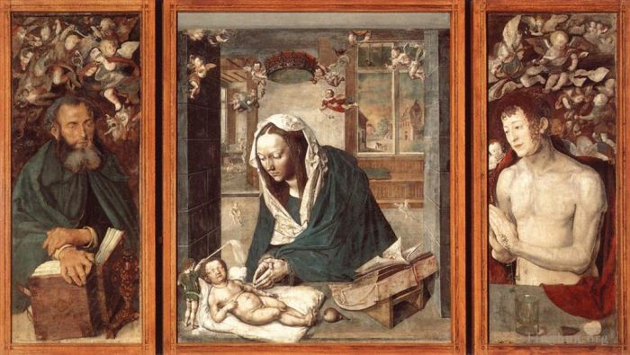 阿尔布雷特·丢勒 的油画作品 -  《德累斯顿祭坛画》