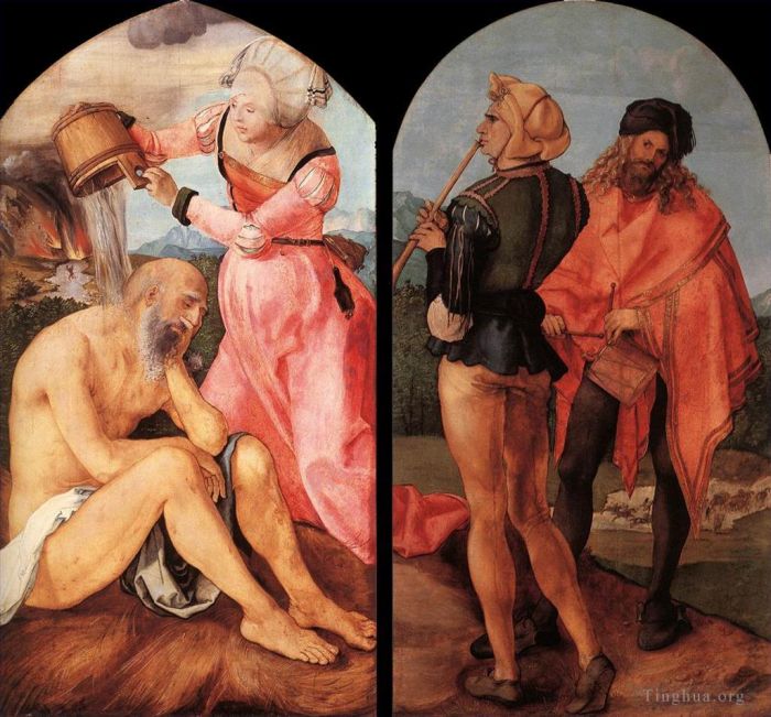 阿尔布雷特·丢勒 的油画作品 -  《雅巴赫祭坛画》