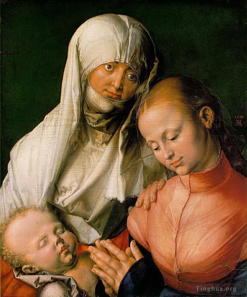 阿尔布雷特·丢勒作品《圣母子与圣安妮》