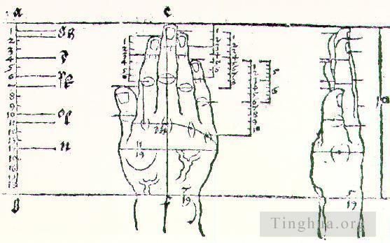 阿尔布雷特·丢勒 的各类绘画作品 -  《手》
