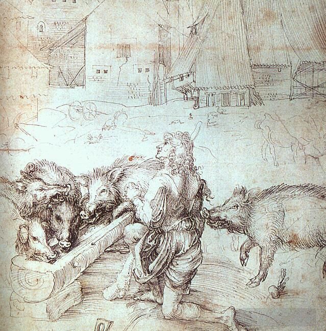 阿尔布雷特·丢勒 的各类绘画作品 -  《浪子》
