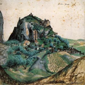 艺术家阿尔布雷特·丢勒作品《蒂罗尔阿科山谷的景色》