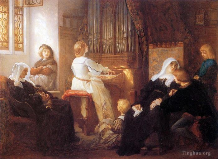 亚历山大·卡巴内尔 的油画作品 -  《和谐》