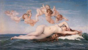 艺术家亚历山大·卡巴内尔作品《维纳斯的诞生》