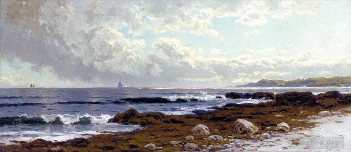 阿尔弗雷德·汤普森·布瑞彻 的油画作品 -  《沿海》