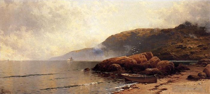阿尔弗雷德·汤普森·布瑞彻 的油画作品 -  《大马南的夏日》