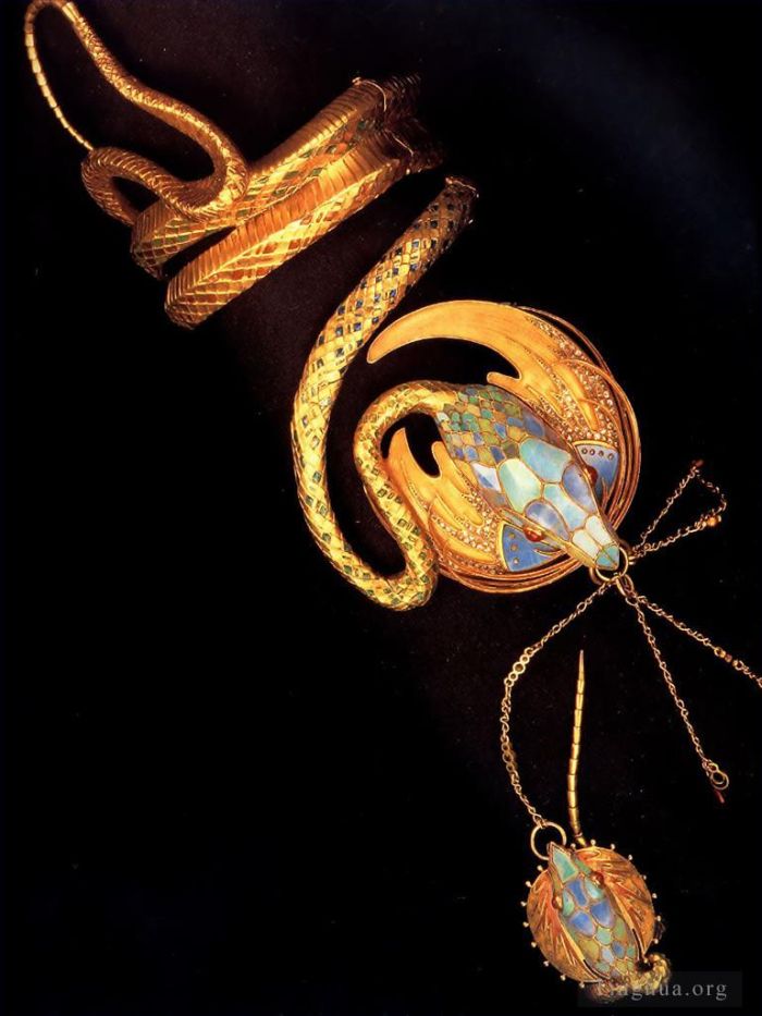 阿尔丰斯·玛利亚·慕夏 的各类绘画作品 -  《手链1899》