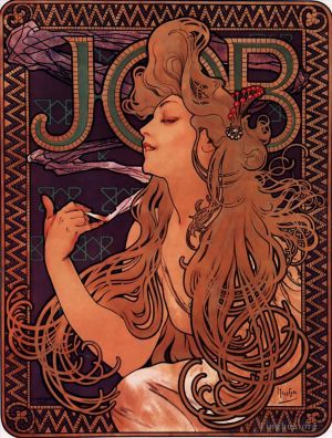 艺术家阿尔丰斯·玛利亚·慕夏作品《乔布,1896》
