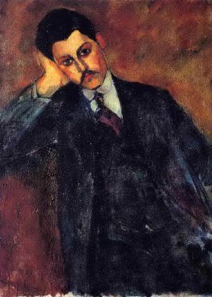 艺术家阿米迪欧·克莱门特·莫迪利亚尼作品《让·亚历山大,1909》