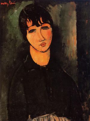 艺术家阿米迪欧·克莱门特·莫迪利亚尼作品《仆人,1916》