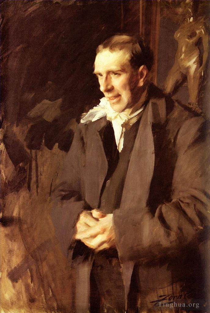 安德斯·伦纳德·佐恩 的油画作品 -  《科奎林学员》