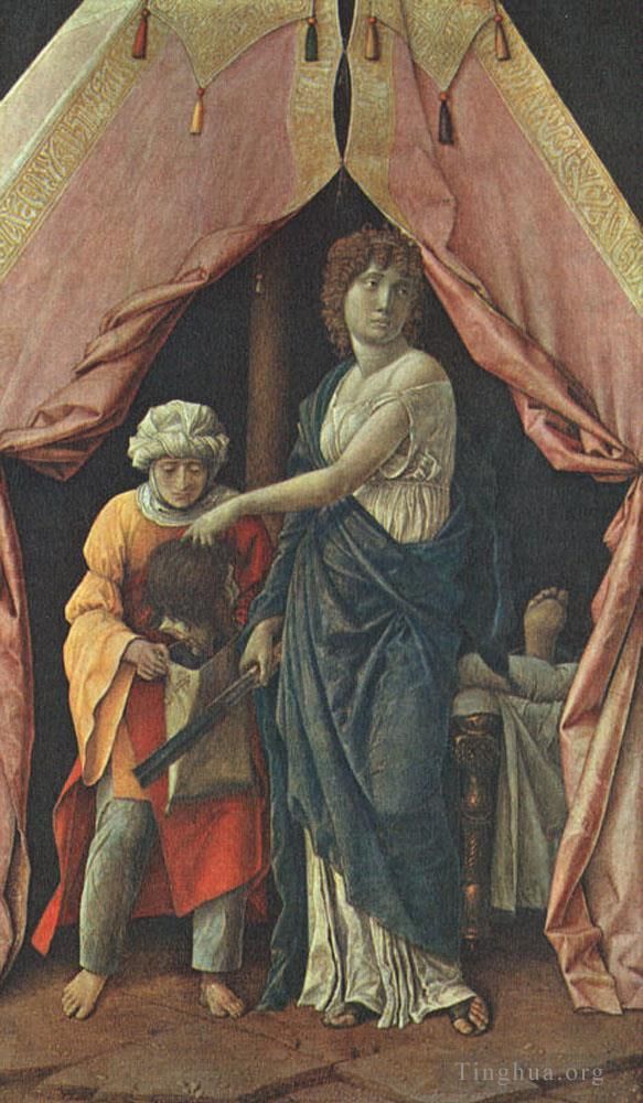 安德里亚·蒙塔纳 的油画作品 -  《朱迪思和何乐弗尼》