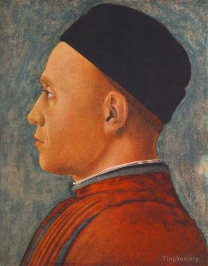 艺术家安德里亚·蒙塔纳作品《一个男人的肖像》