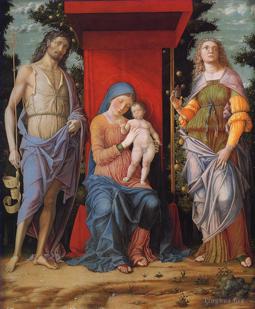 安德里亚·蒙塔纳作品《圣母子与抹大拉和施洗者圣约翰》