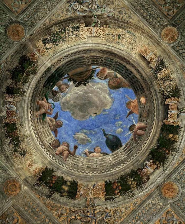 安德里亚·蒙塔纳 的各类绘画作品 -  《天花板眼》