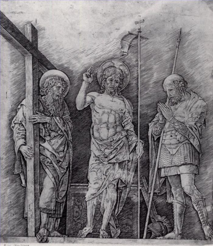 安德里亚·蒙塔纳 的各类绘画作品 -  《基督的复活》