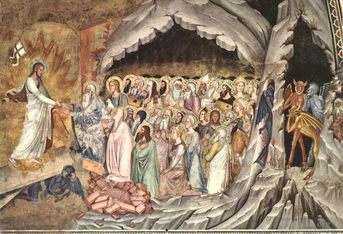 安德列亚·德·费伦兹 的各类绘画作品 -  《基督降临地狱边境》