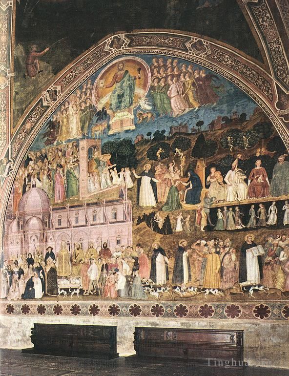 安德列亚·德·费伦兹 的各类绘画作品 -  《右墙上的壁画》