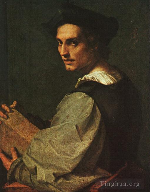 安德列亚·德尔萨托作品《一个年轻人的肖像》