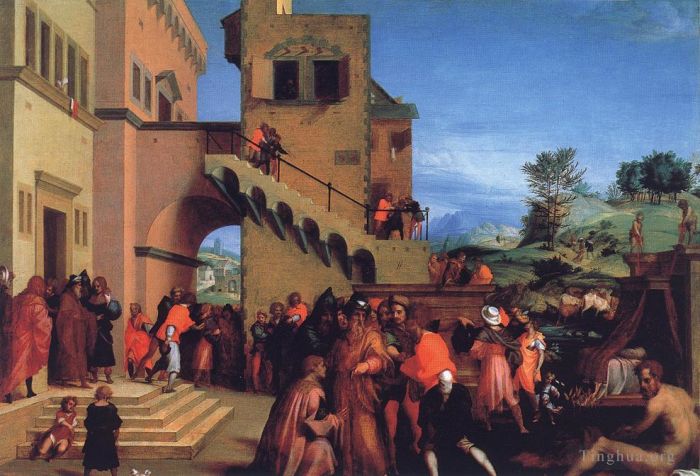安德列亚·德尔萨托 的油画作品 -  《约瑟的故事2》