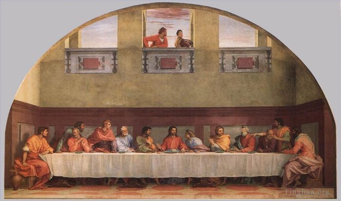安德列亚·德尔萨托 的各类绘画作品 -  《最后的晚餐》
