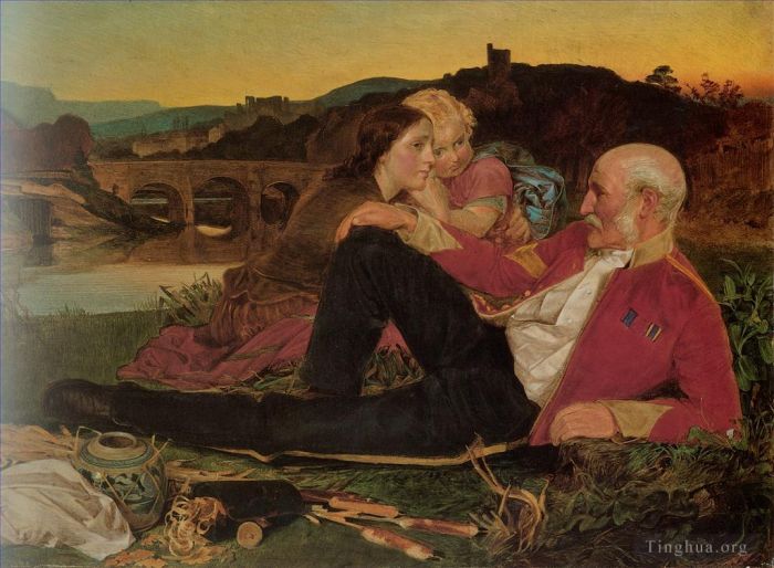弗雷德里克·桑迪斯 的油画作品 -  《秋天》