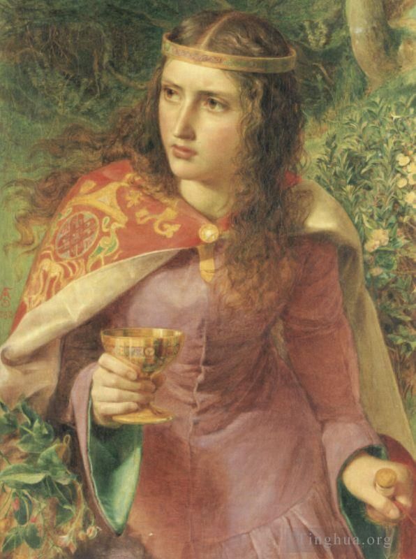 弗雷德里克·桑迪斯 的油画作品 -  《埃莉诺王后》