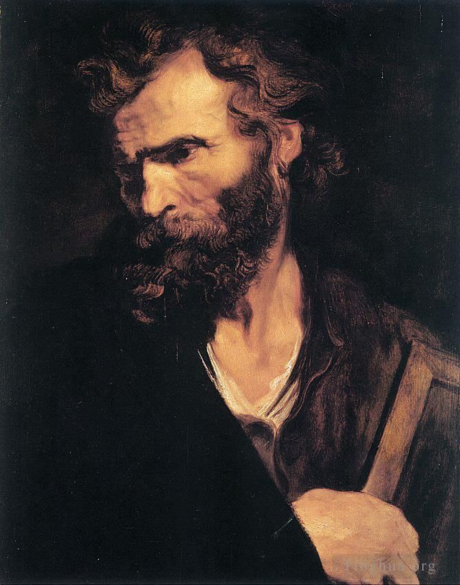 安东尼·凡·戴克 的油画作品 -  《使徒犹大撒迪厄斯》
