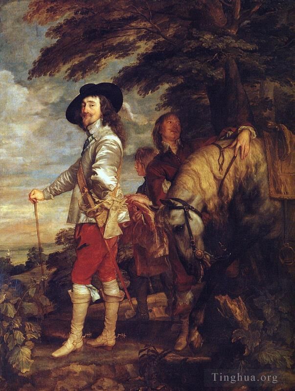 安东尼·凡·戴克 的油画作品 -  《英国国王查理一世在狩猎》